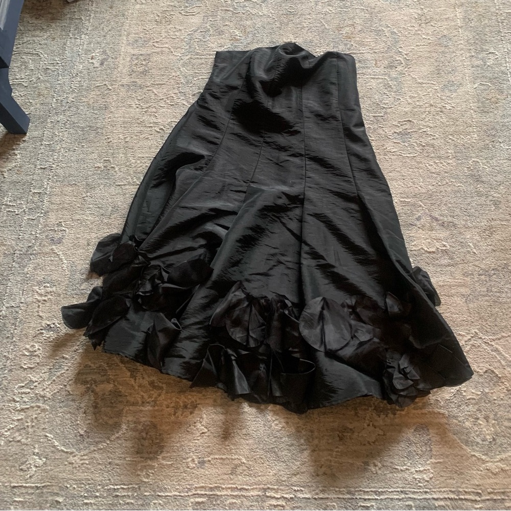 Boutique Black Strapless Dress